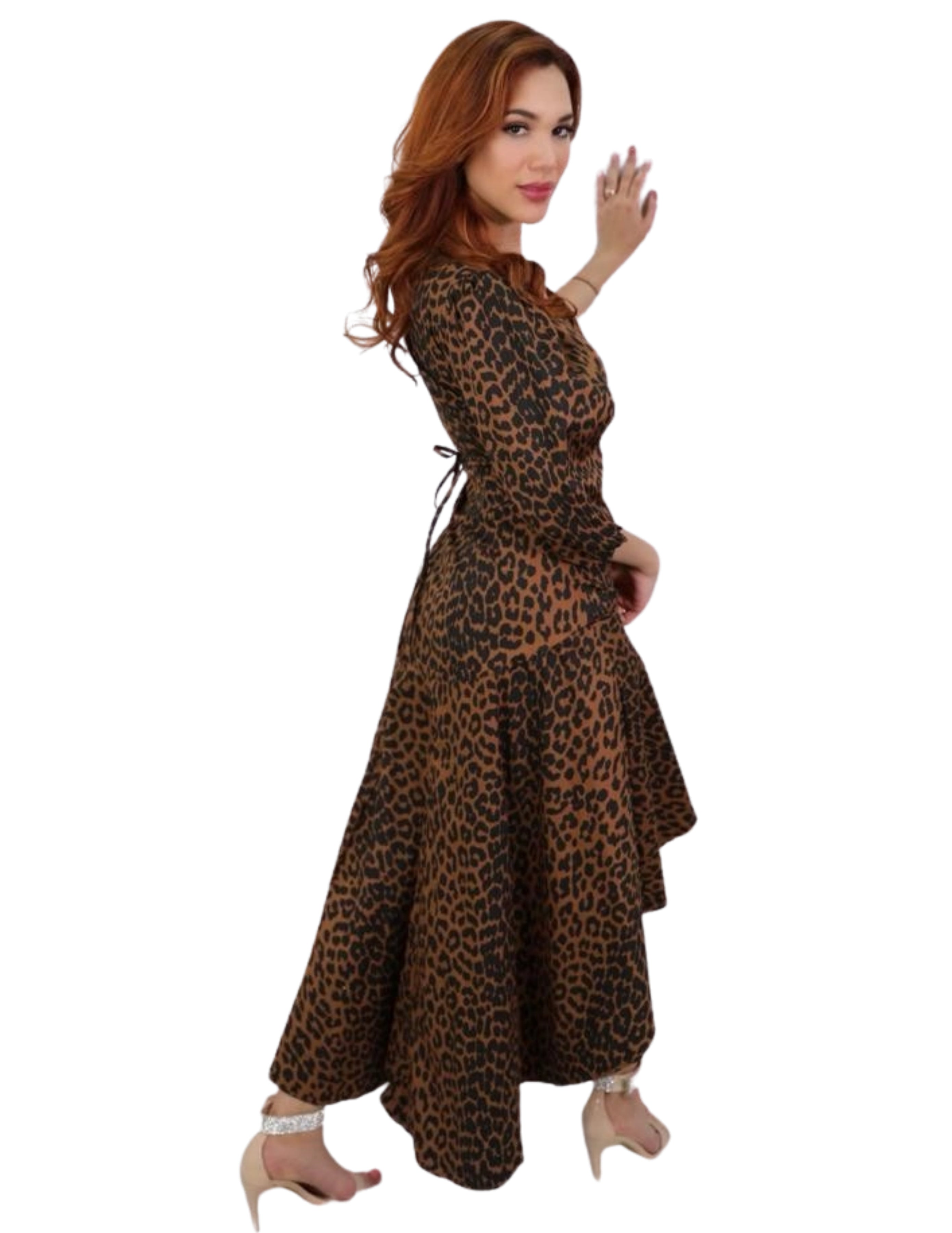 animal print dress long Animal print long dress – FABIOLA'S FASHION